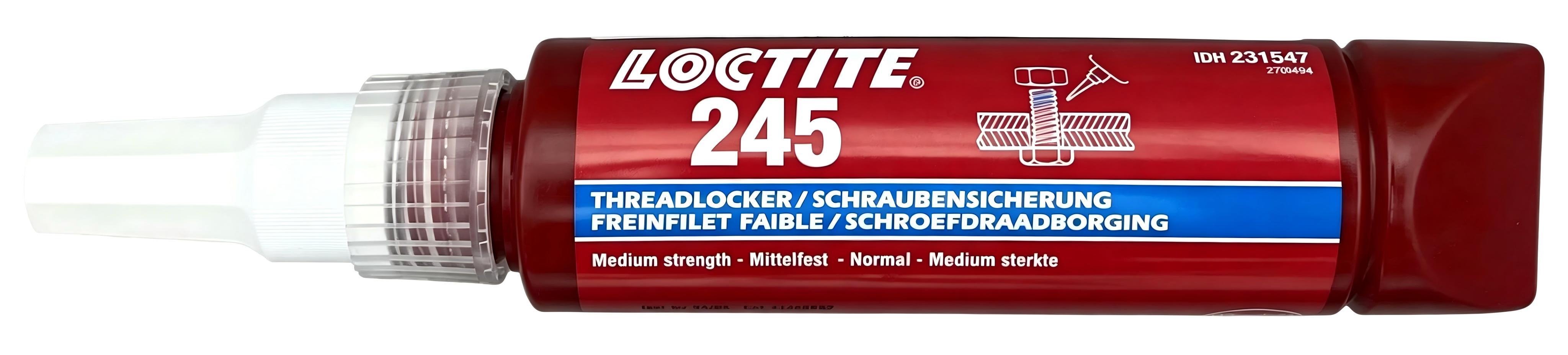 乐泰LOCTITE 245 中强度 · 密封型螺纹锁固 成都德阳绵阳经销商现货